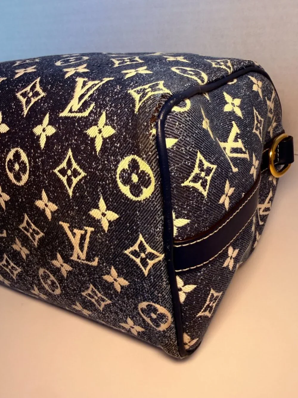 louis vuitton monogram jacquard denim speedy bandoulière 25